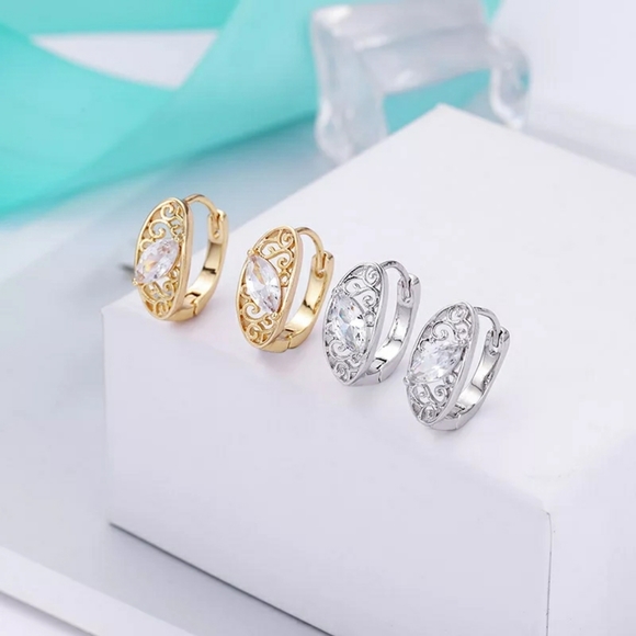 18K Gold Plated Australian CZ Crystals - Picture 5 of 6